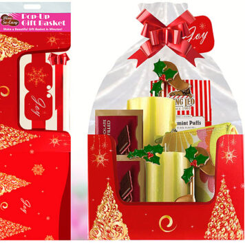 Golden Trees Christmas Gift Basket: large
