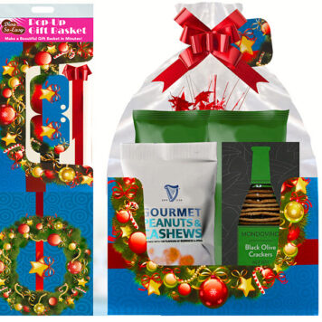 Merry Wreath Gift Basket: large