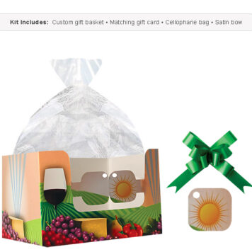 Napa Valley Wine Gift Basket Kit