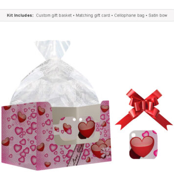 Love Ya Valentines Gift Basket Kit