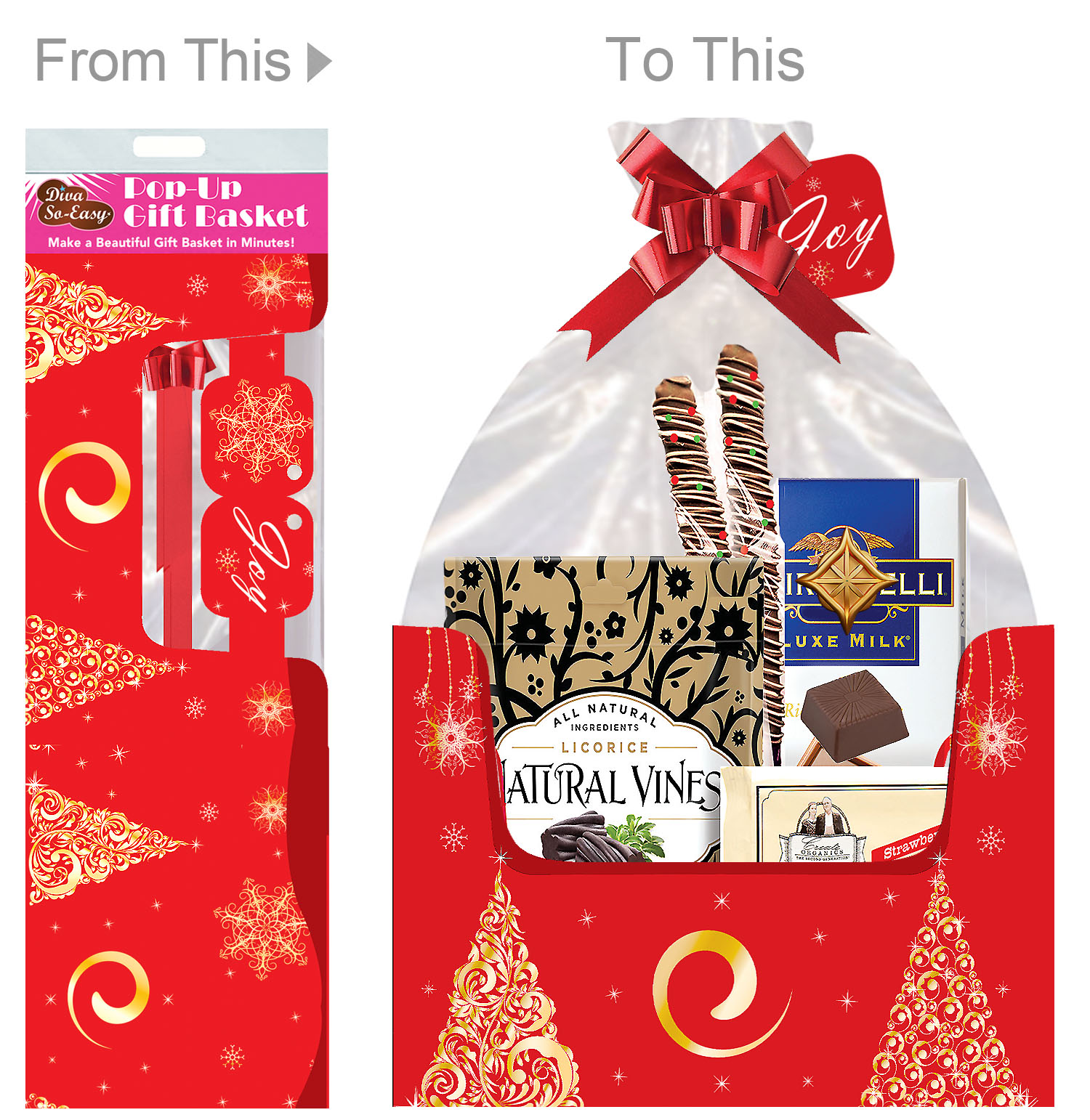 Tree Glisten Basket