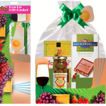 Napa Valley Wine Gift Basket: large