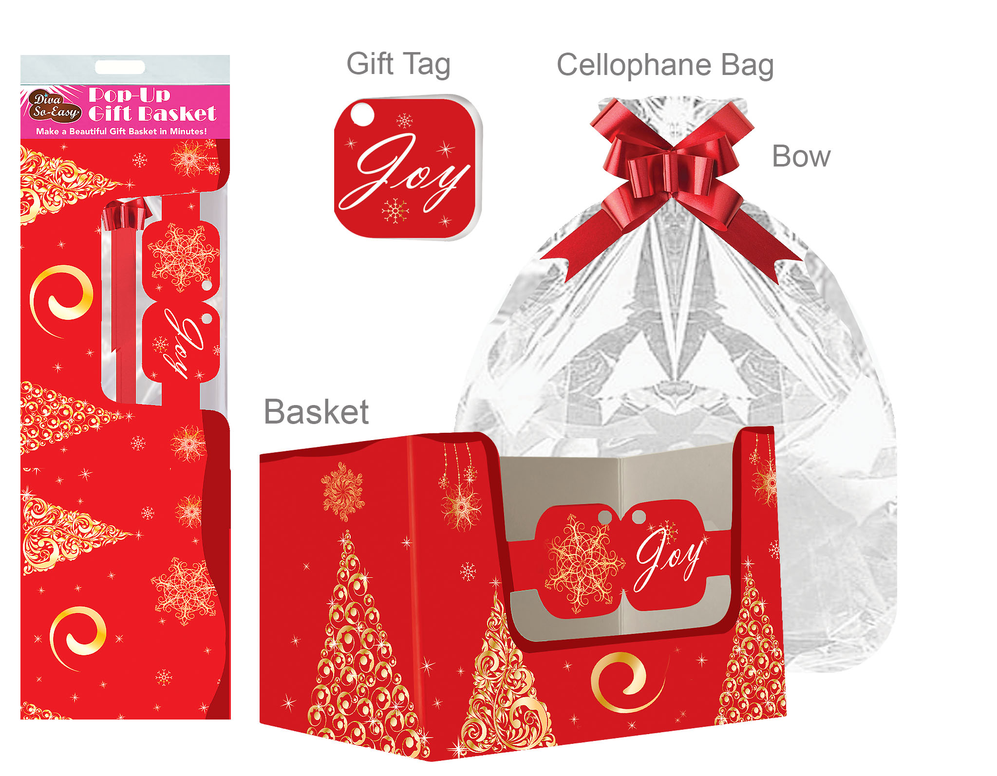 Tree Glisten Basket - Image 2