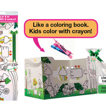 Kids Color Me Basket Kit