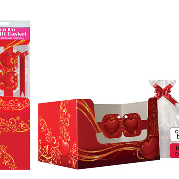 Valentine Ribbons Gift Basket Kit