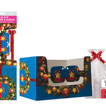 Merry Wreath Christmas Gift Basket Kit