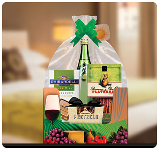 Diva-So-Easy Napa Theme Welcome Basket