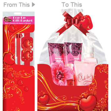 Valentines Frill Basket
