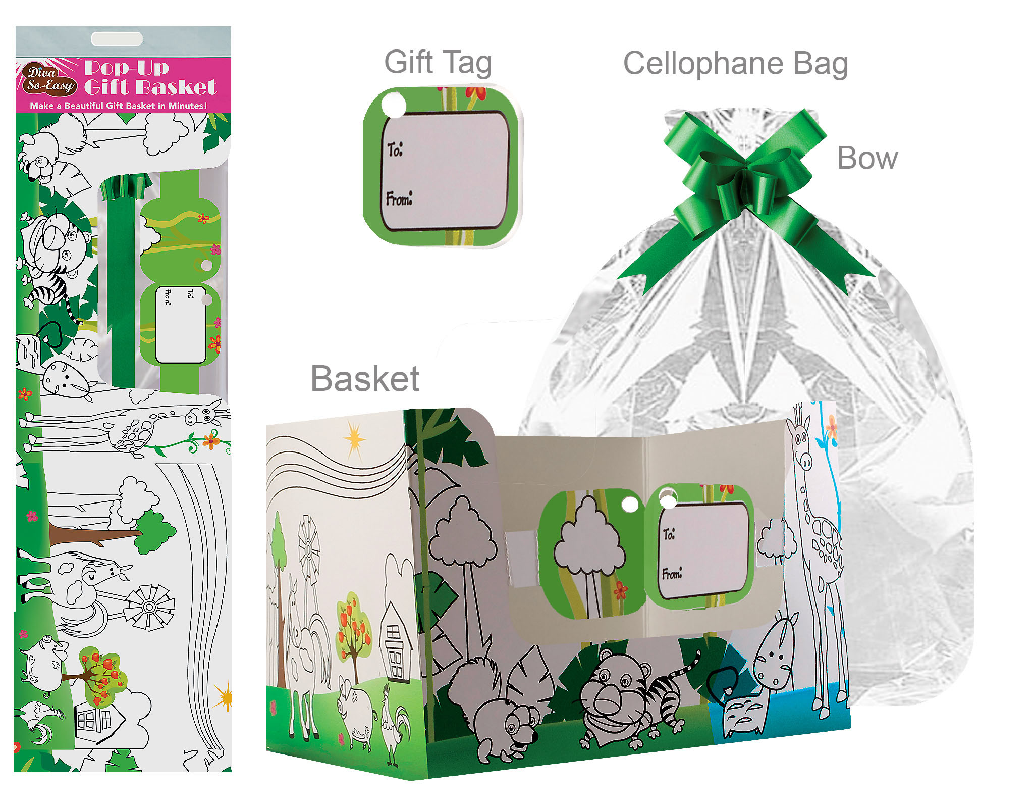 Kids Color Me Basket - Image 2