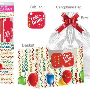 Party Tinsel Basket - Image 2