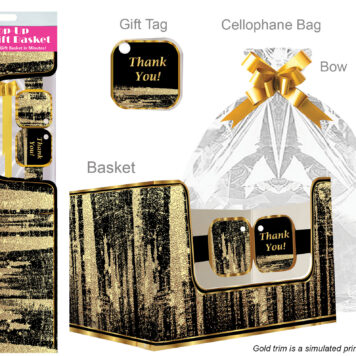 Lux-Lux Gold Basket - Image 2
