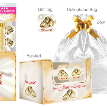 Rings Entwined Basket - Image 2